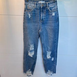 NWOT  Zara high waisted mom jeans